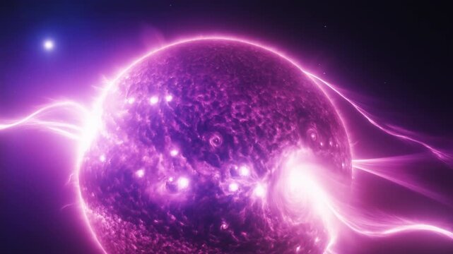 A hyperreal time-lapse of the Sun&rsquo;s magnetic field seen in ultraviolet. Arcs of plasma twist, snap, and reform across the star&rsquo;s surface. 