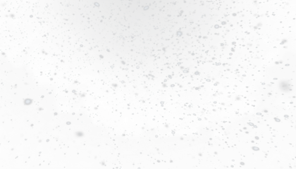 White falling snow texture background transparent PNG cutout, isolated background. Cold winter snowstorm Christmas backdrop