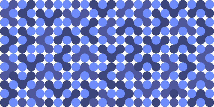 A mesmerizing array of intricate interlocking shapes creates a harmonious, visually dynamic abstract background