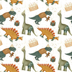 Enjoy a Fun Dinosaur Party Pattern perfect for Kids Decor and Exciting Designs Galore