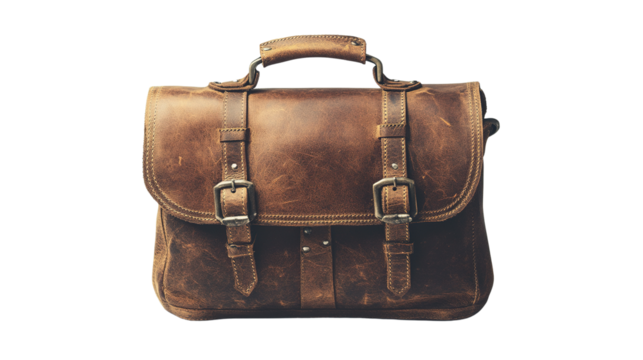 leather bag transparent background