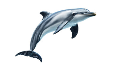 Fototapeta premium transparent background dolphins
