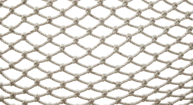 White netting pattern isolated on transparent background