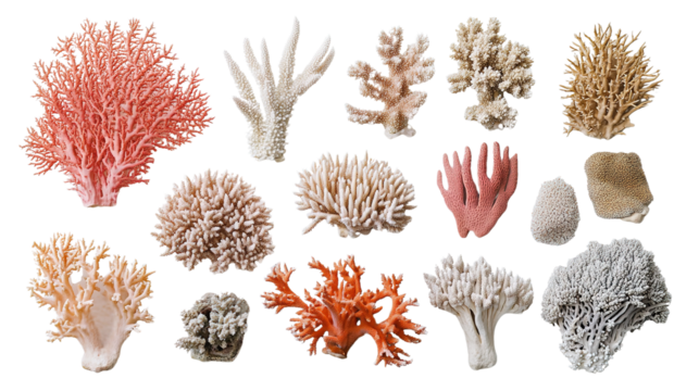 coral background transparent