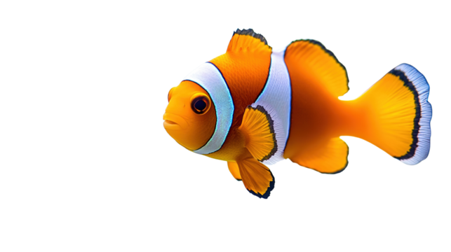 Clownfish on a transparent background Transparent
