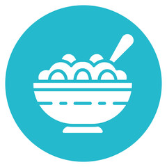 Cereal Bowl icon vector image. Can be used for Morning and Breakfast.
