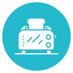 Toaster icon vector image. Can be used for Morning and Breakfast.