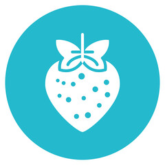 Strawberry icon vector image. Can be used for Fruits and Vegetables.