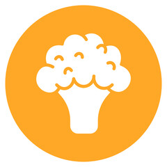 Broccoli icon vector image. Can be used for Fruits and Vegetables.