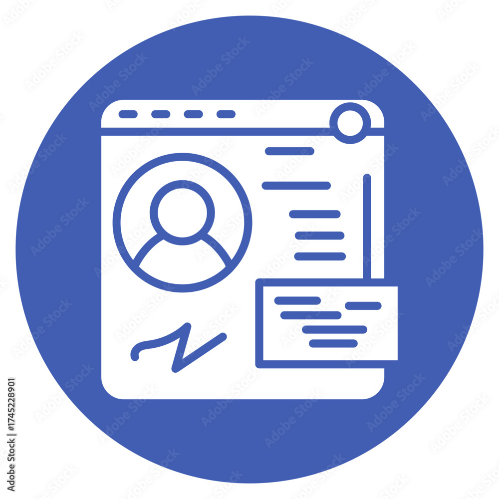 Wall mural software developer icon vector image. can be used for computer programming.