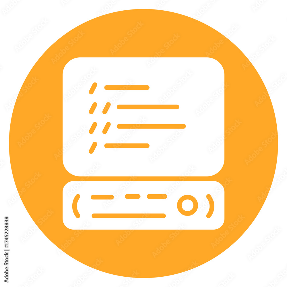 Wall mural code terminal icon vector image. can be used for computer programming.