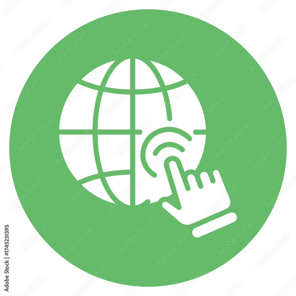 Wall mural global settings icon vector image. can be used for seo and web.
