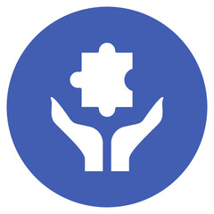 Obraz premium Puzzle Solution icon vector image. Can be used for Project Management.