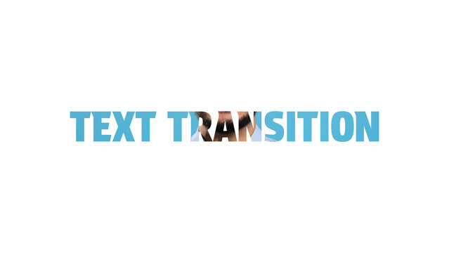 Transition with Text Animations