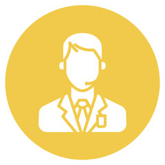 IT Specialist icon vector image. Can be used for Women.