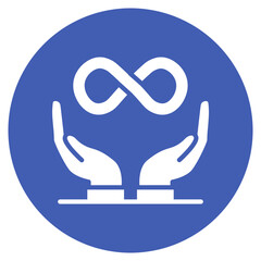 Trustworthiness icon vector image. Can be used for Personality Traits.