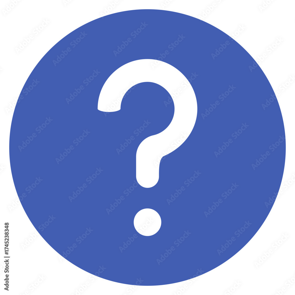 Wall mural answer icon vector image. can be used for contact us.