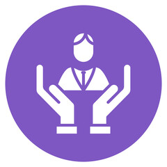 Reach Out To Us icon vector image. Can be used for Contact Us.