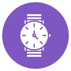 Watch icon vector image. Can be used for Fathers Day.