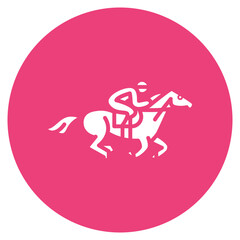 Obraz premium Siena Horse Race icon vector image. Can be used for Italy.