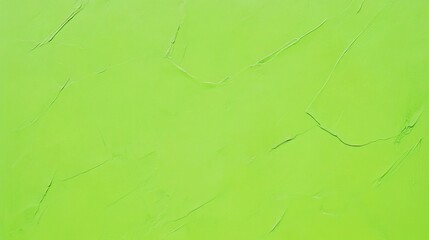 Abstract neon lime green color paint texture background wallpaper. Contemporary art brush stroke backdrop