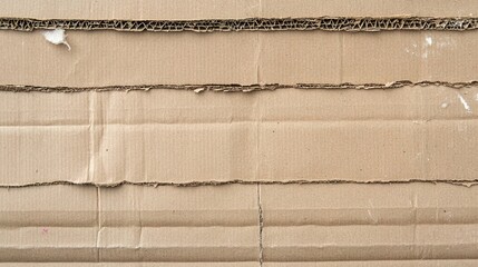 Brown cardboard layers texture background, copy space