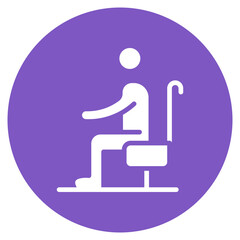 Palliative Care icon vector image. Can be used for Chemotherapy.