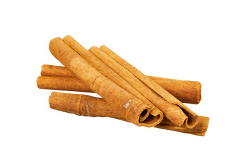 christmas cinnamon sticks isolated on white or transparent png