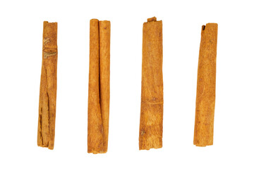 christmas cinnamon sticks isolated on white or transparent png