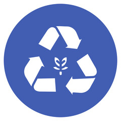 Fabric Recycle icon vector image. Can be used for Fabric Features.