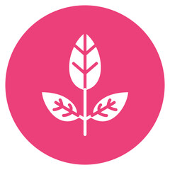Leaves icon vector image. Can be used for Fabric Features.