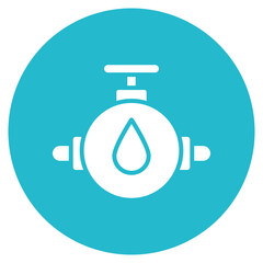 Gas icon vector image. Can be used for Manufacturing.