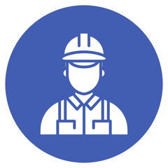 Worker Male icon vector image. Can be used for Manufacturing.