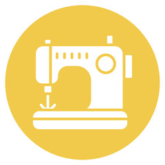 Sewing Machine icon vector image. Can be used for Shoemaker.