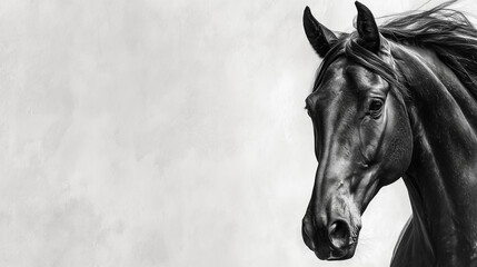 A horse written in ink for the Year of the Horse to celebrate the New Year