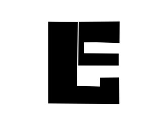 black letter E logo 