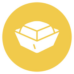 Gold Ingot icon vector image. Can be used for Luxury.