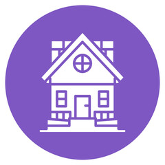 Mansion icon vector image. Can be used for Luxury.
