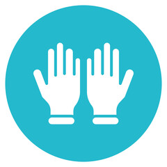 Obraz premium Gloves icon vector image. Can be used for Mettalurgy.