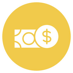 Money icon vector image. Can be used for Trading.