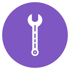 Wrench icon vector image. Can be used for Construction Tools.