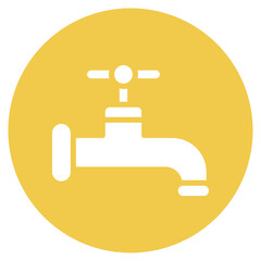 Faucet icon vector image. Can be used for Construction Tools.