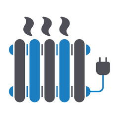 Heater core Vector icon which can easily modify or edit