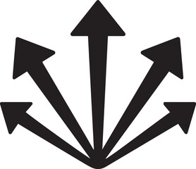 multiple arrows icon