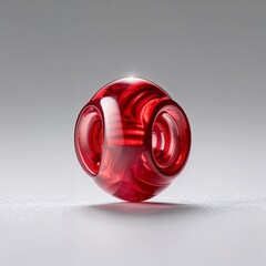&ldquo;Gleaming Scarlet Glass Bead Reflecting Radiant Light and Elegance, Symbolizing Passion, Beauty, and the Artful Perfection of Contemporary Handcrafted Jewelry Design in Timeless Minimalist Form&rdquo;
