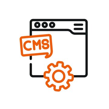 Content Management System Animated Video Icon - Motion Graphics