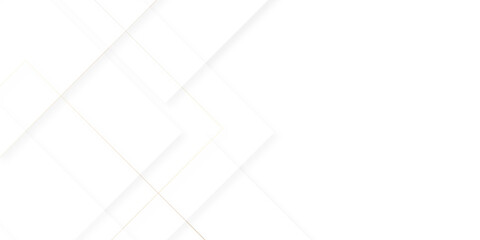 Modern abstract white and gold lines on light grey background. Seamless white geometric lines luxury shapes, vector background. computer geometric digital connection design with gold lines