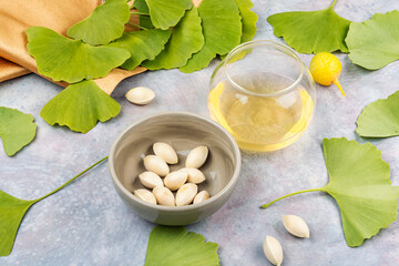 Natural herbal medicine concept.