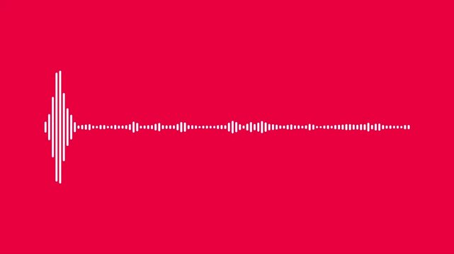 Audio waveform background. Abstract music wave, radio signal frequency and digital voice visualization.