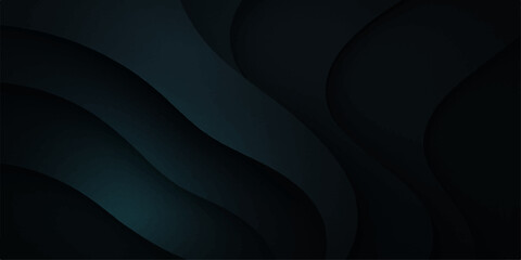 Dark, flowing black and white abstract background with a soft silk wave pattern and subtle light lines for design and illustration